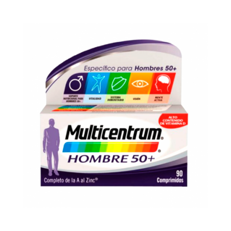 Comprar MULTICENTRUM MAN 50 90 COMPRIMIDOS