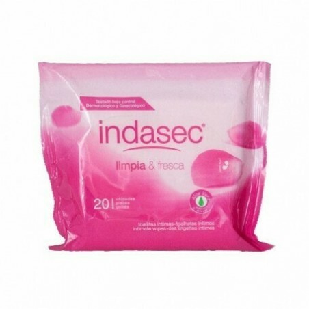 Comprar INDASEC TOALLITAS HIGIENE INTIMA 20 TOALLITAS