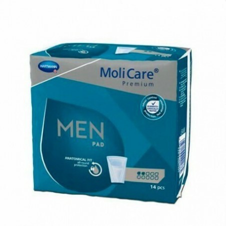 Comprar ABSORB INC ORINA LIGERA MOLICARE PREMIUM MEN PAD 2 GOTAS 24 U