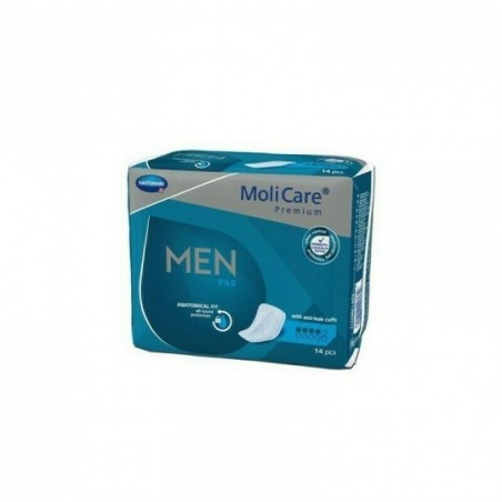 Comprar ABSORVER URINA INCOLOR MOLICARE PREMIUM MEN PAD 4 GOTAS 14 U