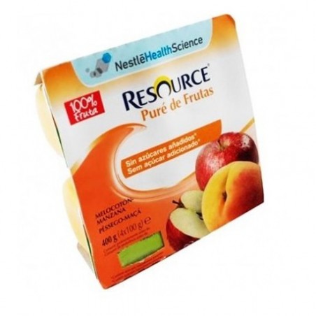 Comprar NESTLÉ RESOURCE PURÉ DE PÊSSEGO/MAÇÃ 4X100G