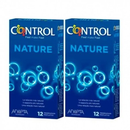 Comprar CONTROL PACOTE NATUREZA 12 + 12 PRESERVATIVOS