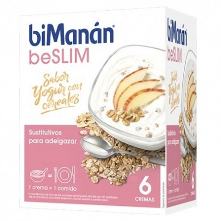 Comprar BIMANÁN BESLIM CREME SABOR IOGURTE COM CEREAIS 6 UNIDADES