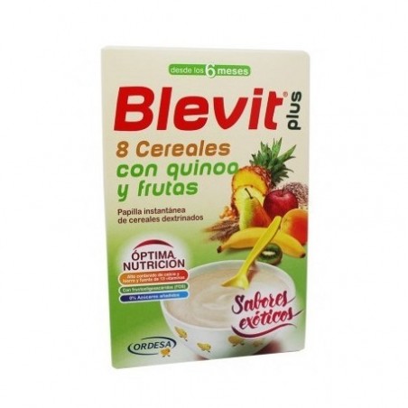 Comprar BLEVIT MAIS 8 CEREAIS COM QUINOA E FRUTAS 300G