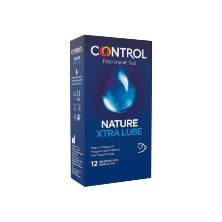 Comprar CONTROL PRESERVATIVOS COM LUBRIFICANTE EXTRA NATUREZA 12 UNIDADES