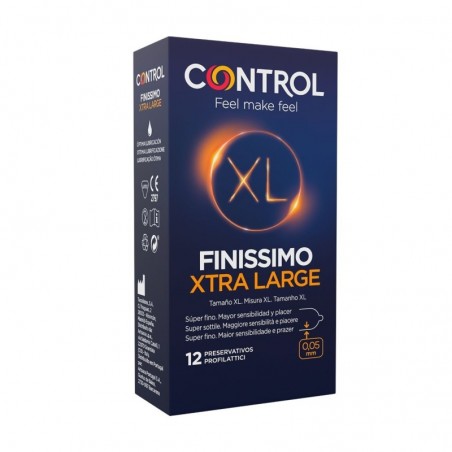 Comprar CONTROL CAMISINHAS XL FINISSIMO XTRA GRANDE 12 UNIDADES