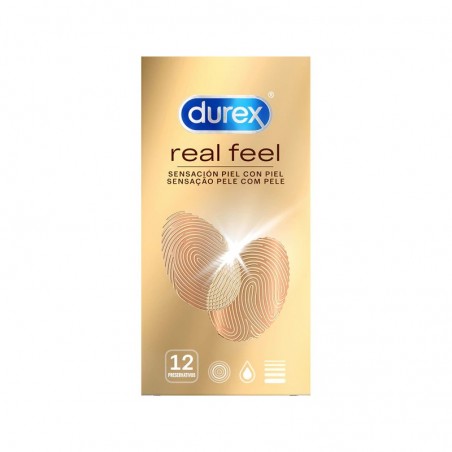 Comprar DUREX PRESERVATIVOS SENSAÇÃO REAL DE PELE SOBRE PELE 12 UNIDADES