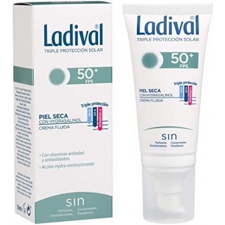 Comprar LADIVAL CREME FACIAL DE PELE SECA SPF 50+ 50 ML