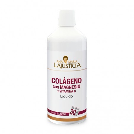 Comprar ANA MARÍA LAJUSTICIA COLÁGENO CON MAGNESIO Y VITAMINA C SABOR CEREZA 1 L