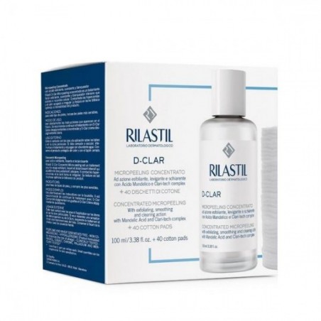 Comprar RILASTIL D-CLAR MICROPEELING CONCENTRADO 100 ML + 40 DISCUSTO DE ALGODÃO