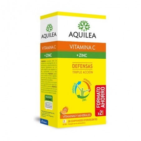 Comprar AQUILEA VITAMINA C + ZINC 28 COMPRIMIDOS EFERVESCENTES