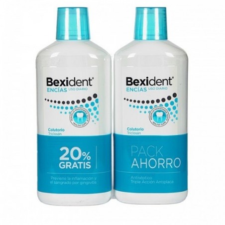 Comprar BEXIDENT COLUTÓRIO GENGIVAL DUPLO 2 X 500 ML