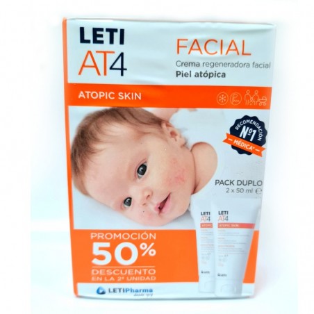 Comprar LETI AT4 CREME FACIAL ATÓ SKINPICUM PACOTE DUPLO 2 X 50 ML