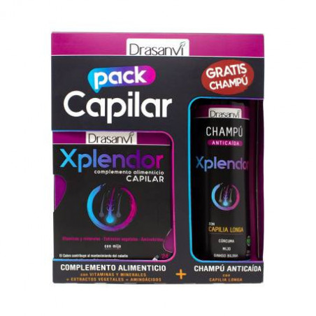 Comprar DRASANVI PACK XPLENDOR CAPILAR + GRATIS CHAMPÚ ANTICAÍA