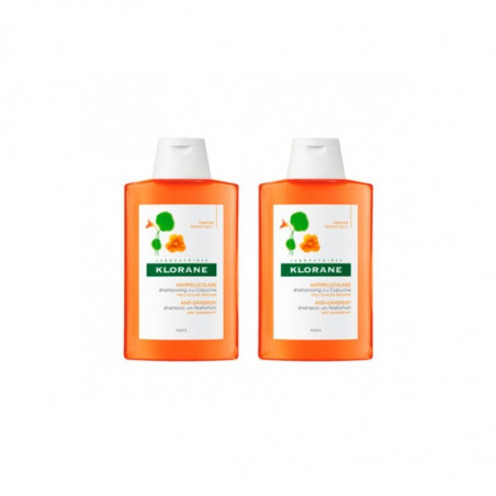 Comprar KLORANE CHAMPÔ DUPLO NASTURTIUM ANTI-CASPA 2 X 200 ML