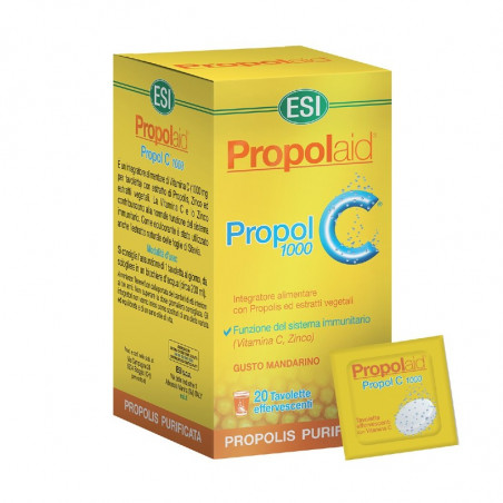 Comprar PROPOLAID PROPOL C 1000 20 COMPRIMIDOS EFERVESCENTES