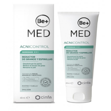 Comprar BE+ MED ACNICONTROL BORBULHA E REDUTOR DE CABEÇA PRETA 40 ML