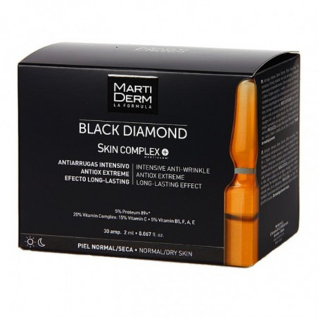 Comprar MARTIDERM DIAMANTE NEGRO SKIN COMPLEX 30 AMPOLADOS