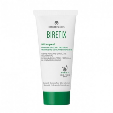 Comprar BIRETIX TRATAMENTO ESFOLIANTE PURIFICANTE DE MICROPEEL 50 ML