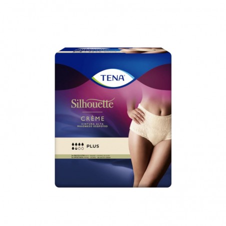 Comprar TENA SILHUETA CINTURA ALTA COR CREME TAMANHO L