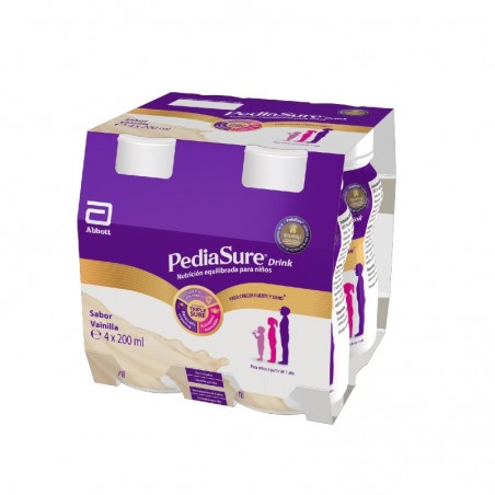 Comprar PEDIASURE BEBER BAUNILHA 4 X 200 ML