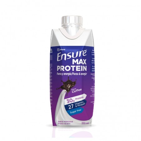 Comprar ENSURE MAX PROTEÍNA SHAKE CAFÉ 330 ML