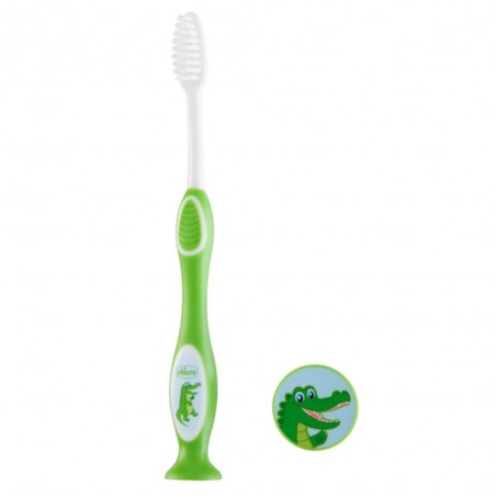 Comprar CHICCO CEPILLO DENTAL INFANTIL VERDE 3-6 AÑOS