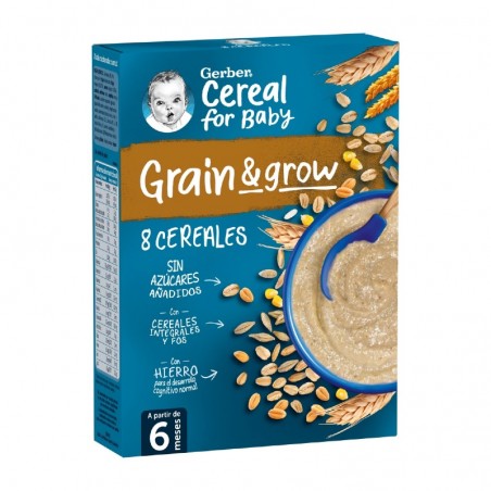 Comprar PAPA DE GERBER 8 CEREAIS 250 G