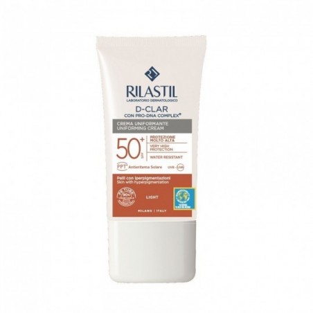 Comprar RILASTIL D-CLAR CREME PROTECTOR SOLAR SPF 50+ COR LUZ 40 ML