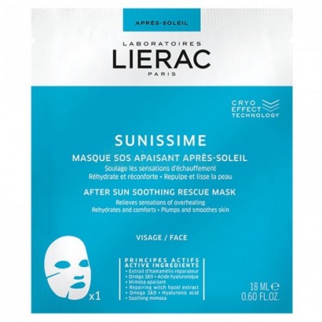 Comprar LIERAC SUNISSIME DEPOIS DO SOL MÁSCARA SOLAR 1 PEÇA