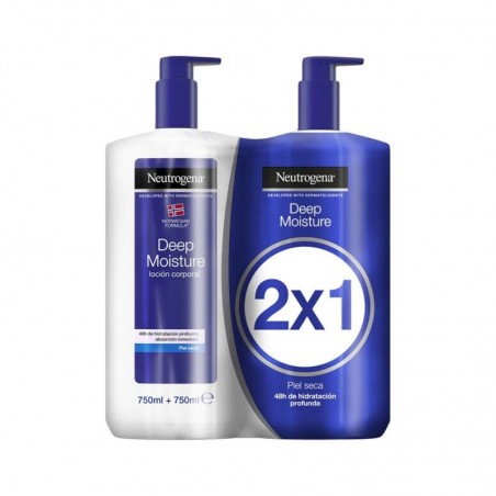 Comprar NEUTROGENA LOÇÃO CORPORAL DE HIDRATAÇÃO PROFUNDA 2 X 750 ML