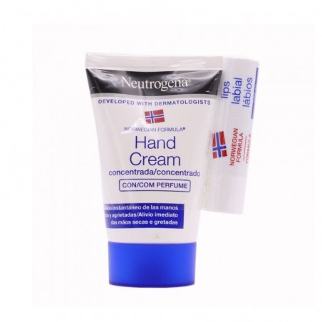 Comprar NEUTROGENA EMBALAGEM DE CREME DE MÃOS CONCENTRADO 50 ML + LABIAL FPS 20 4,8 G