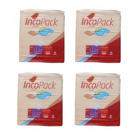 Comprar copy of INCOPACK ABSORBENTE ELÁSTICO TALLA EXTRA GRANDE NOCHE 80 UNIDADES