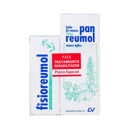 Comprar BANHO DE MÃO PAN REUMOL 200 ML + FISIOREUMOL 50 ML PACOTE DE TRATAMENTO DE REABILITAÇÃO