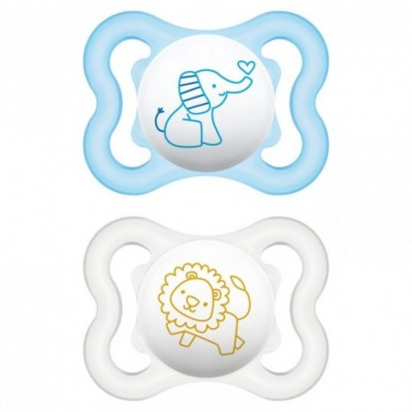 Comprar MAM CHUPETAS DE SILICONE DE AR 0+M INFANTIL 2 UNIDADES