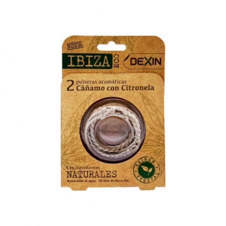 Comprar DEXIN IBIZA ECO PULSEIRAS AROMÁTICAS COM CITRONELLA 2 UNIDADES