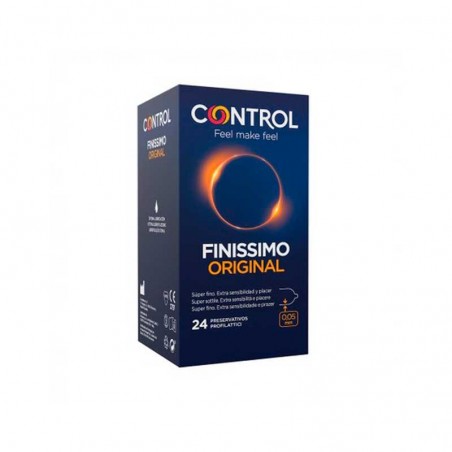 Comprar CONTROL PRESERVATIVOS FINISSIMO ORIGINAL 24 UNIDADES + 6 NON STOP DOTS & LINES GRATIS