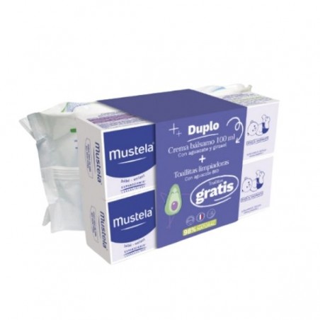 Comprar MUSTELA CREME DE BÁLSAMO 2 X 100 ML + TOALHETES 70 PCS