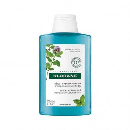 Comprar KLORANE CHAMPÔ DE DESINTOXICAÇÃO DE MENTA DE ÁGUA 200 ML