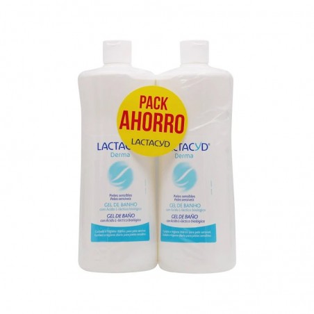 Comprar PACK LACTACYD DERMA 50 % DTO 1 L + 1 L