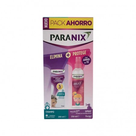 Comprar PARANIX SHAMPOO EMBALAGEM 200 ML + TEA TREE SPRAY PARA MENINAS 250 ML