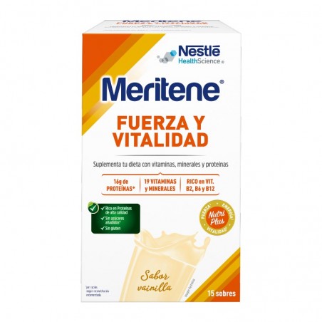 Comprar MERITENE VAINILLA 15 SOBRES