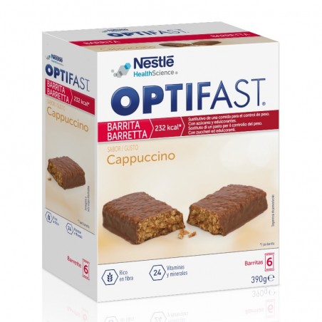 Comprar OPTIFAST BARRITAS SABOR CAPUCHINO