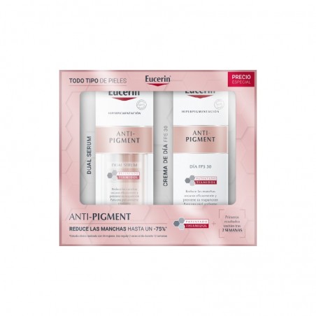 Comprar EUCERIN SORO ANTI-PIGMENTO DUPLO PACK 30 ML + CREME DE DIA SPF 30 50 ML