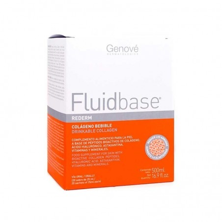 Comprar GENOVÉ FLUIDBASE REDERM COLÁGENO BEBIBLE 20 SOBRES