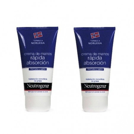 Comprar NEUTROGENA ABSORÇÃO RÁPIDA DAS MÃOS 2 x 75 ML