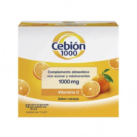 Comprar CEBION VITAMINA C 1000 MG 12 SOBRES