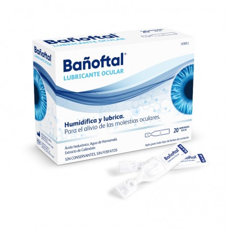 Comprar BAÑOFTAL LUBRICANTE OCULAR 20 MONODOSIS