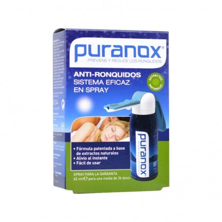 Comprar PURANOX PURANOX ANTI-RONQUIDOS SPRAY 45ML.