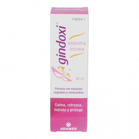 Comprar GINDOXI ESPUMA HIGIENE INTIMA 50 ML